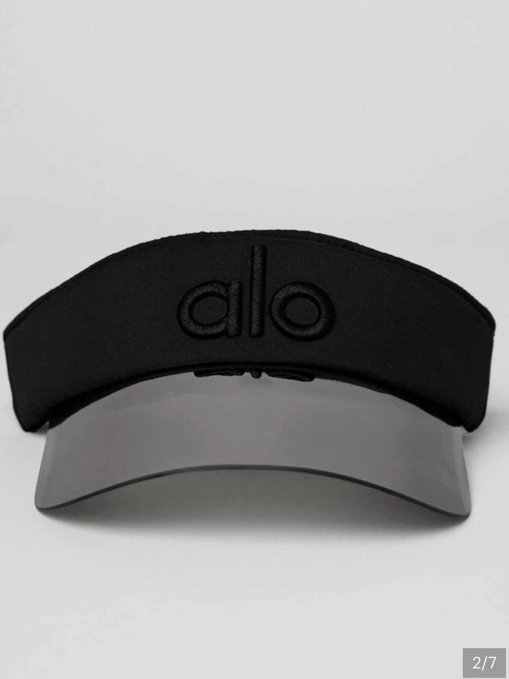 Alo Yoga Black Airlift Solar Visor